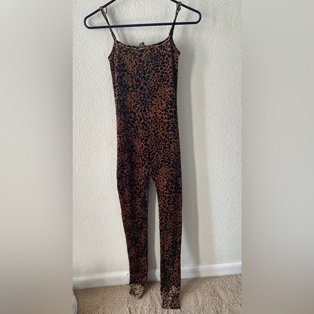 Leopard Print Jumpsuit